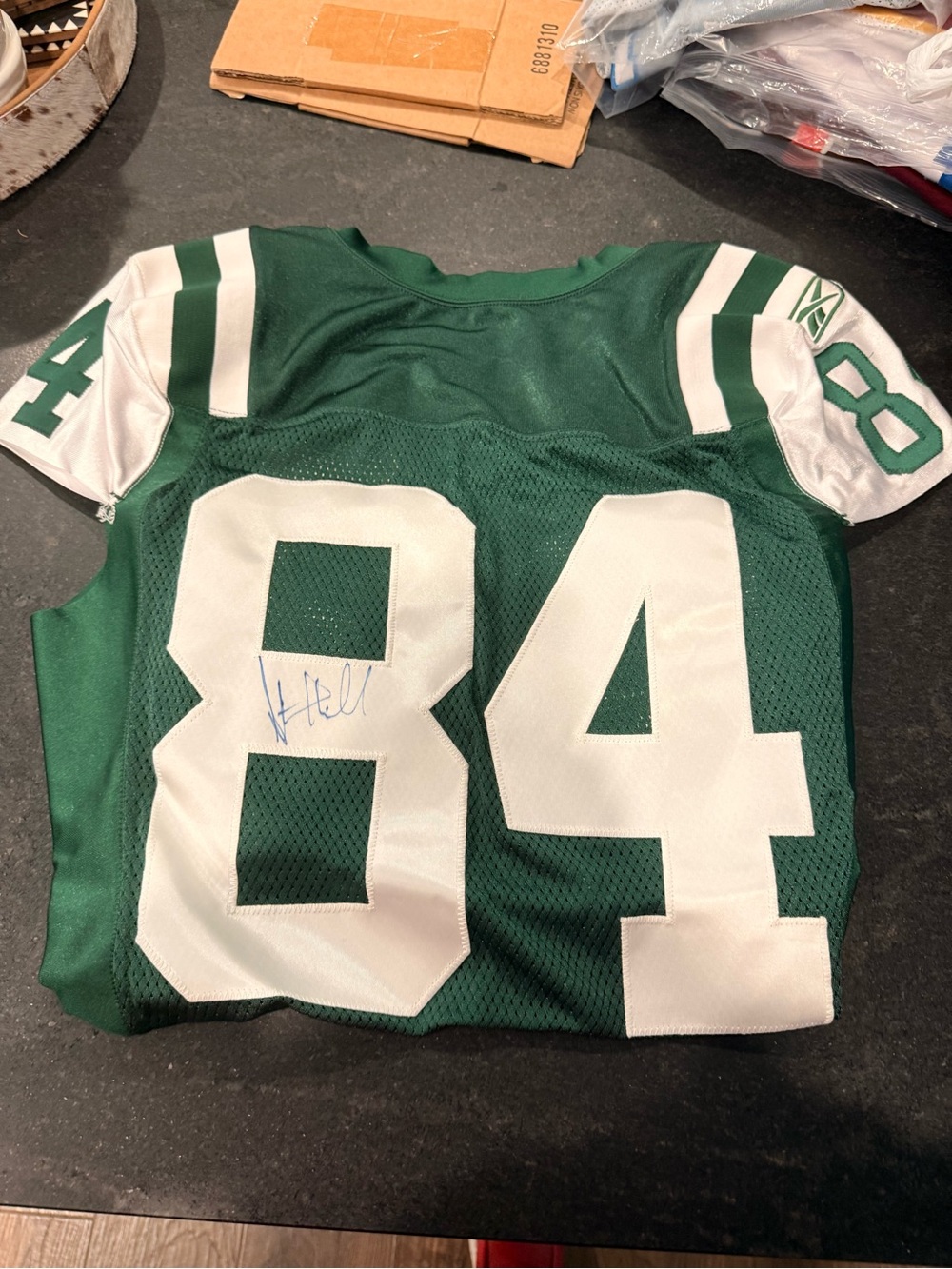 Stephan Hill Jets Game Issued Signed